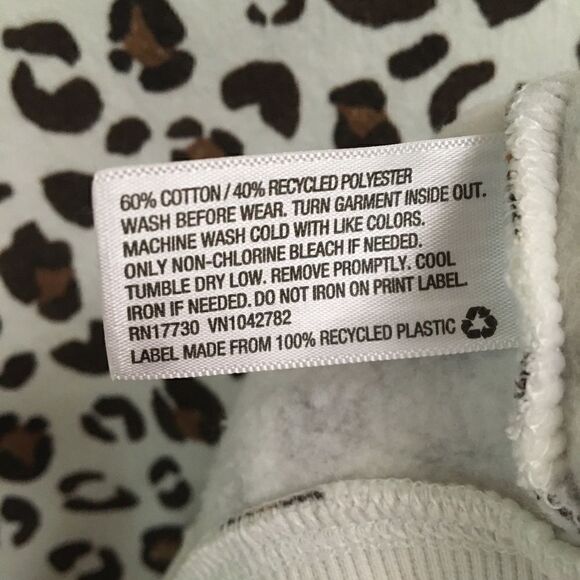 Cat & Jack leopard print hoodie L - Picture 6 of 6